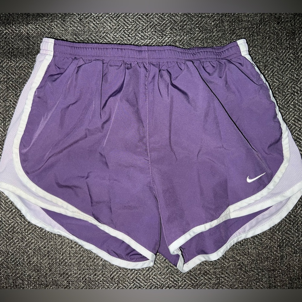 Purple Nike athletic shorts!